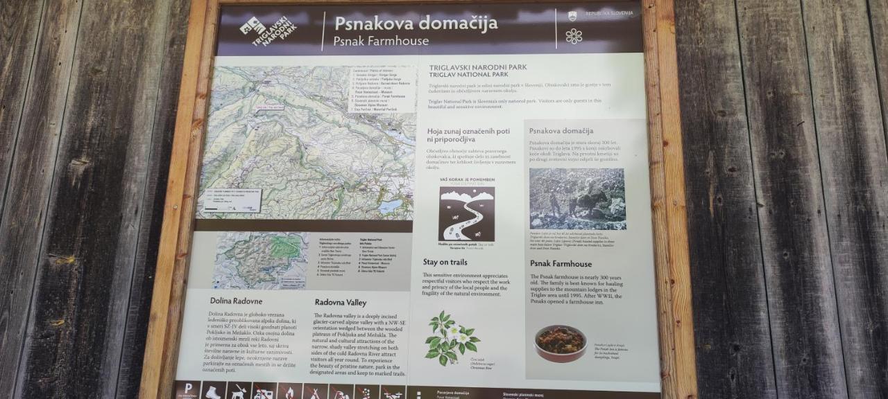 Turisticna Kmetija Psnak Διαμέρισμα Mojstrana Εξωτερικό φωτογραφία